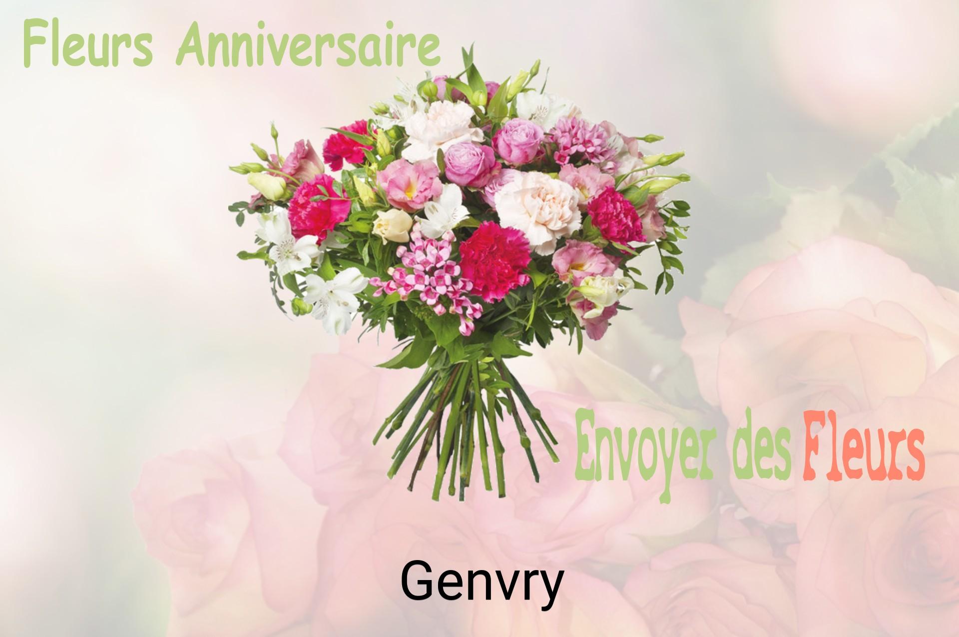 Bouquet de fleurs d’anniversaire livré à Genvry
